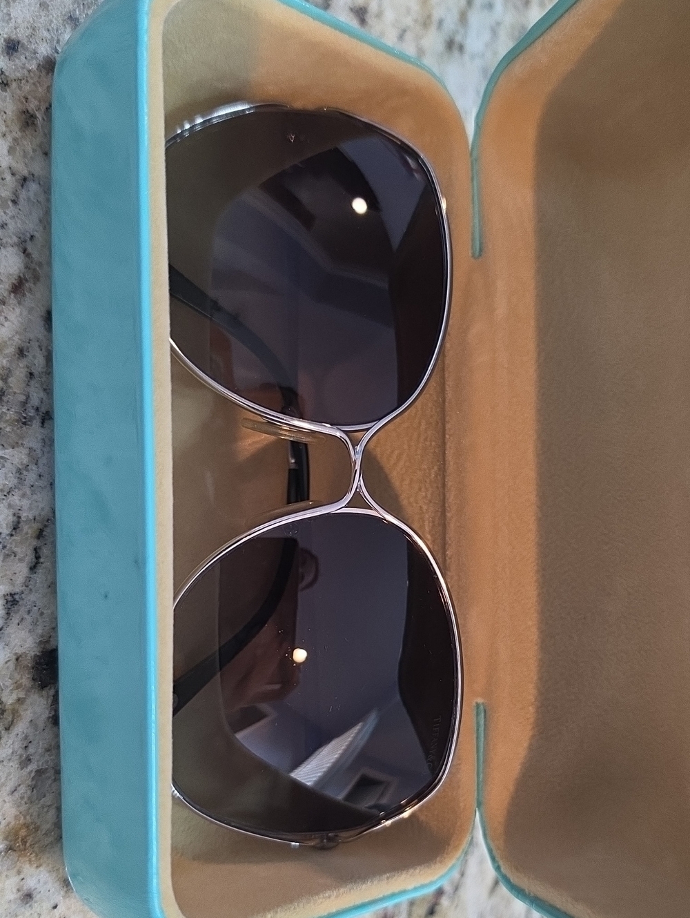 Women's Oversized Metal Frame Sunglasses in Black